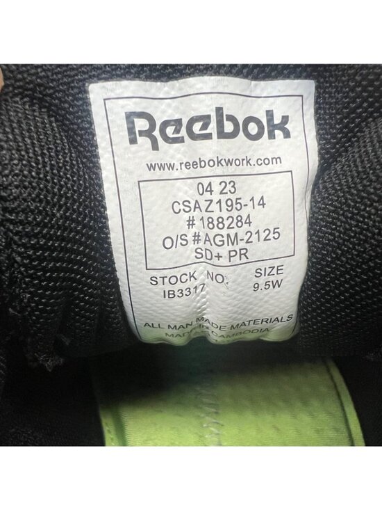 Reebok Work Men\'s Nanoflex TR SD+ Composite Toe Work Shoes Black/Gum Size 9.5W main image 4